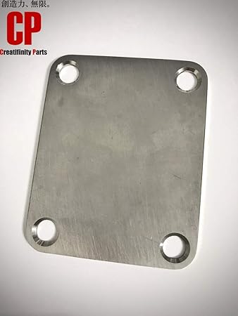 ５個組 at_tuning ステンレス製STギター汎用ネックプレート/ボルト付属 5個組 at_tuning ステンレス製STギター汎用ネックプレート